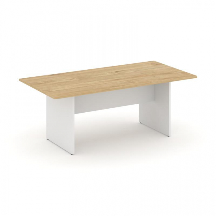 Style Project Стол переговорный SN-D.SPRG-002 Тиквуд Светлый/Белый 1980*980*750