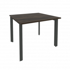 Onix Стол переговорный O.MP-PRG-1.1 Дуб Мали/Металл Антрацит 980*980*750