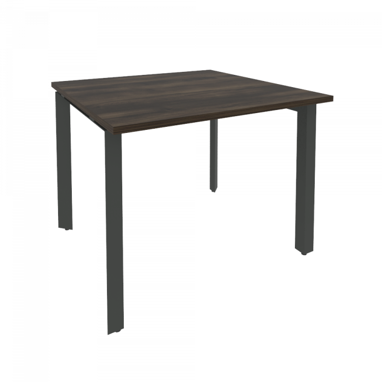 Onix Стол переговорный O.MP-PRG-1.1 Дуб Мали/Металл Антрацит 980*980*750