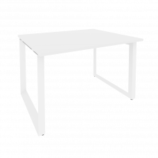 Onix Стол переговорный O.MO-PRG-1.2 Белый Бриллиант/Металл Белый 1180*980*750