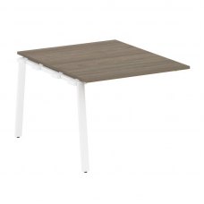 Metal System Проходной элемент перег. стола на А-образном м/к БА.ППРГ-1 Вяз Благородный/Металл Белый