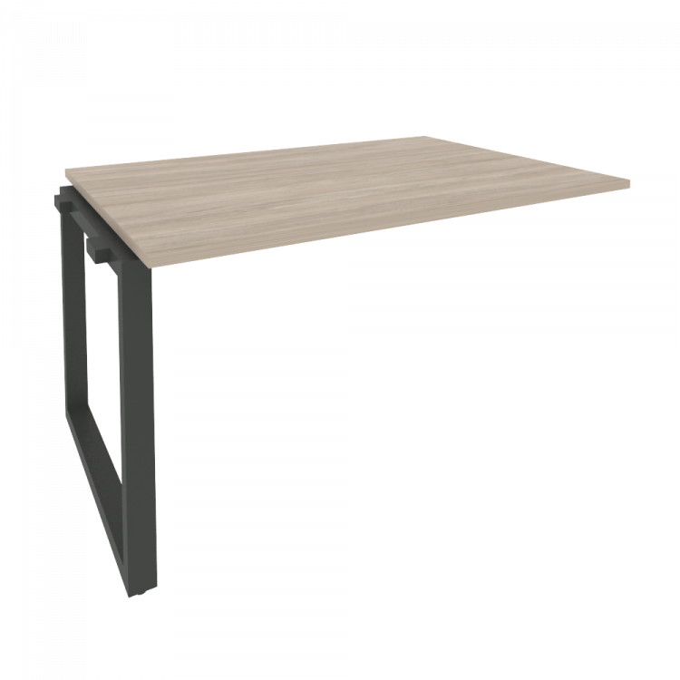 Onix Проходной наборный элемент переговорного стола O.MO-NPRG-3 Дуб Аттик/Металл Антрацит 1380*980*7