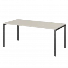 Стол на металлокаркасе для заседаний АМ-0058 Ясень шимо/Антрацит 1800x850x760 Арго-М