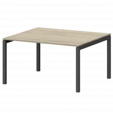 Стол переговорный на металлокаркасе СМСП-П-14.123.Пр50 Кронберг/Антрацит 1400x1236x750 Смарт