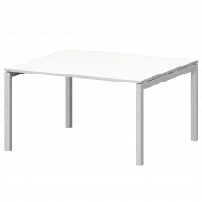 Стол переговорный на металлокаркасе СМСП-П-18.123.Пр50 Белый/Белый 1800x1236x750 Смарт