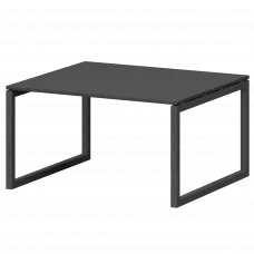 Стол переговорный на металлокаркасе СМСП-О-12.123.Пр50 Графит/Антрацит 1200x1236x750 Смарт