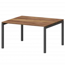 Стол переговорный на металлокаркасе СМСП-П-18.123.Пр50 Таксония/Антрацит 1800x1236x750 Смарт