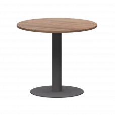 Стол круглый АМ-Д90 Темный шимо/Антрацит 900x900x760 Арго-М