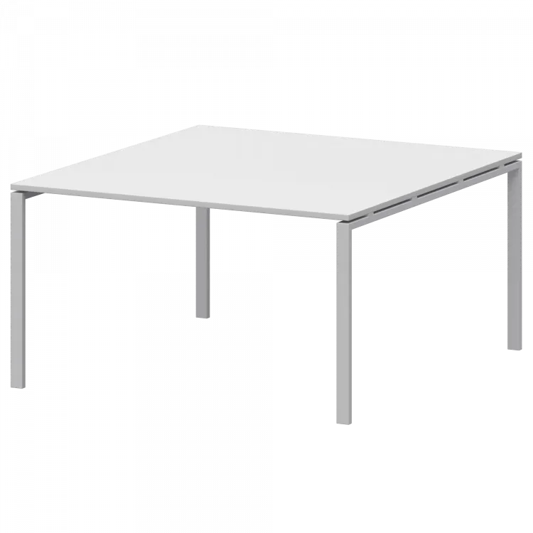 Стол переговорный на металлокаркасе АМП-003.123 Белый/Белый 1400x1236x760 Арго-М