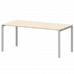 Стол на металлокаркасе для заседаний АМ-0058 Бук/Белый 1800x850x760 Арго-М