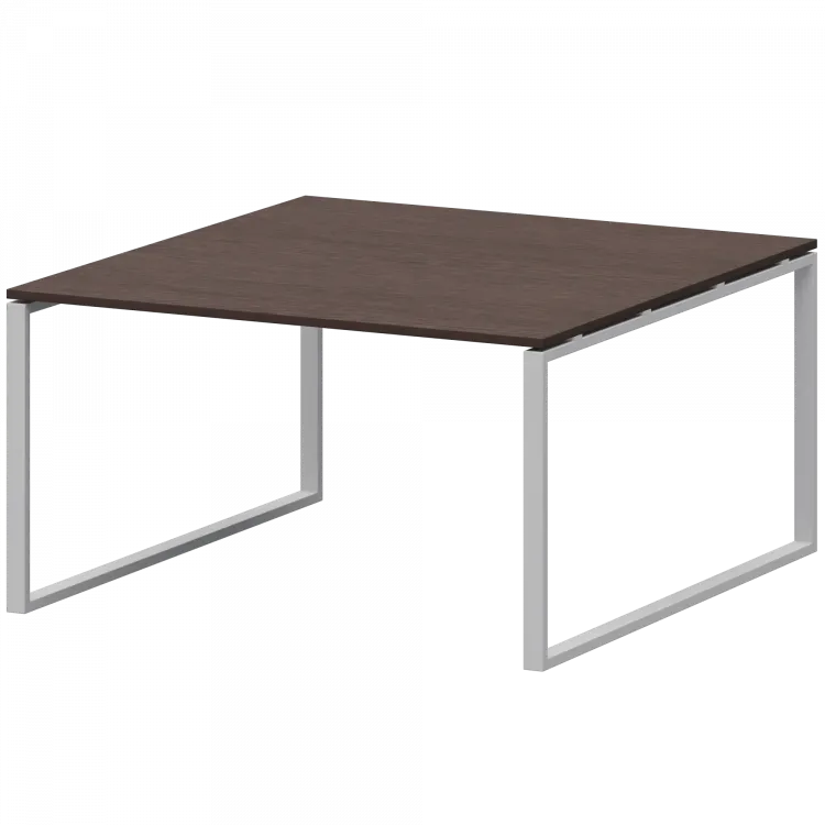 Стол переговорный на металлокаркасе АМП.О-002.123 Дуб венге/Белый 1200x1236x760 Арго-М