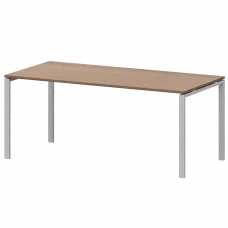 Стол на металлокаркасе для заседаний АМ-0058 Орех/Белый 1800x850x760 Арго-М