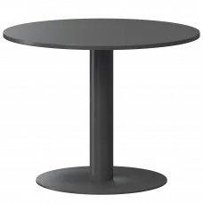 Стол круглый АМ-ДУ90 Антрацит/Антрацит 900x900x760 Арго-М