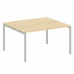 Metal System Quattro Переговорный стол (1 столешница) на П-образном м/к 40БП.ПРГ-1.3 Акация Лорка/Ме