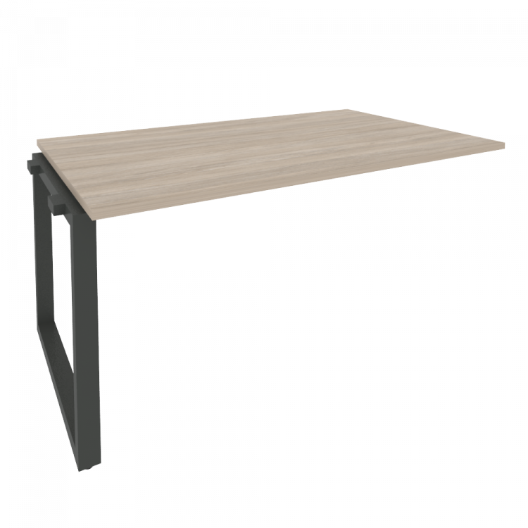 Onix Проходной наборный элемент переговорного стола O.MO-NPRG-4 Дуб Аттик/Металл Антрацит 1580*980*7