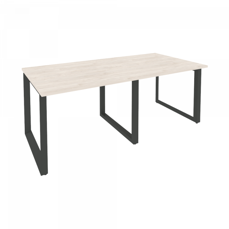 Onix Стол переговорный O.MO-PRG-2.1 Денвер Светлый/Металл Антрацит 1960*980*750