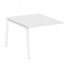 Metal System Проходной элемент перег. стола на А-образном м/к БА.ППРГ-1 Белый/Металл Белый 1000*1235