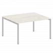 Metal System Quattro Переговорный стол (1 столешница) на П-образном м/к 40БП.ПРГ-1.3 Дуб Наварра/Мет