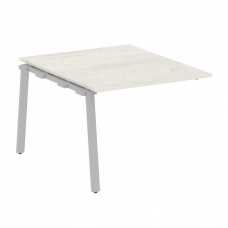 Metal System Проходной элемент перег. стола на А-образном м/к БА.ППРГ-1 Дуб Наварра/Металл Серый 100