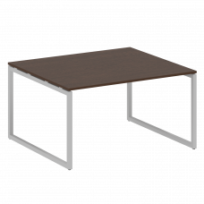 Metal System Quattro Перег. стол (1 столешница) на О-образном м/к 40БО.ПРГ-1.3 Венге Цаво/Металл Сер