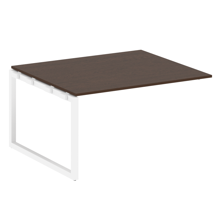 Metal System Quattro Проходной элемент перег. стола на О-образном м/к 50БО.ППРГ-3 Венге Цаво/Металл