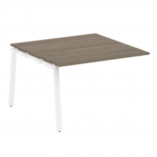 Metal System Проходной элемент перег. стола на А-образном м/к БА.ППРГ-2 Вяз Благородный/Металл Белый