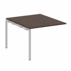 Metal System Quattro Проходной элемент перег. стола на П-образном м/к 40БП.ППРГ-1 Венге Цаво/Металл