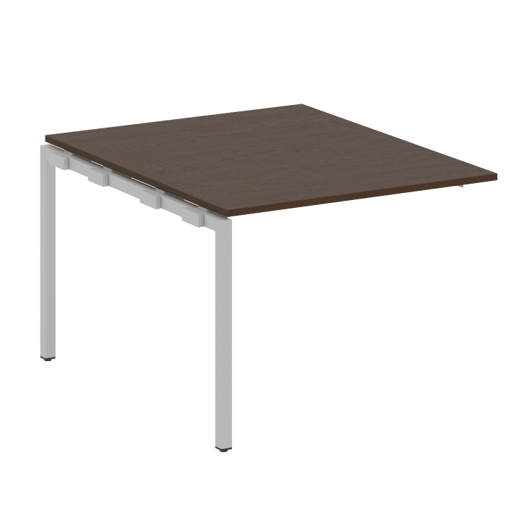 Metal System Quattro Проходной элемент перег. стола на П-образном м/к 40БП.ППРГ-1 Венге Цаво/Металл