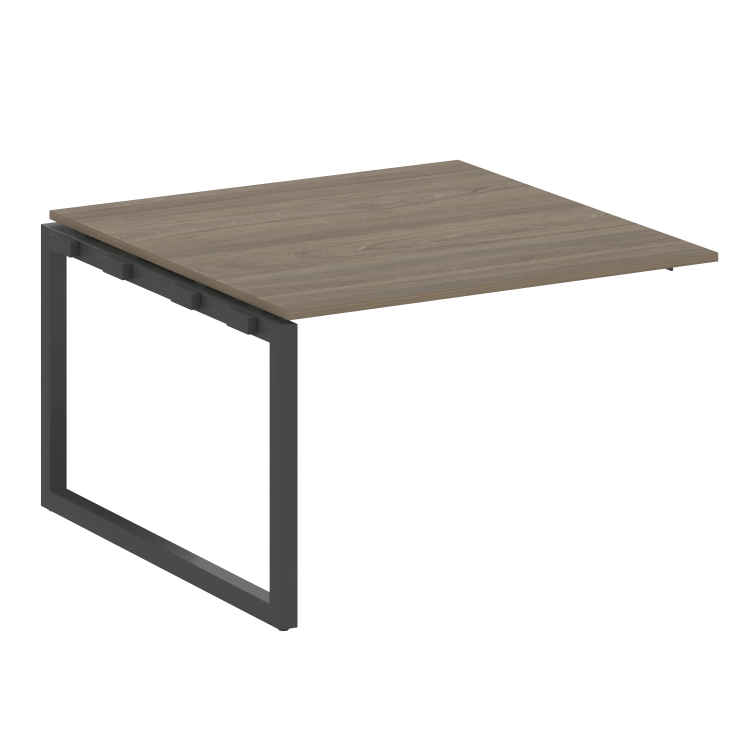 Metal System Quattro Проходной элемент перег. стола на О-образном м/к 50БО.ППРГ-2 Вяз Благородный/Ме