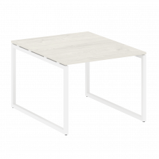 Metal System Quattro Перег. стол (1 столешница) на О-образном м/к 40БО.ПРГ-1.1 Дуб Наварра/Металл Бе