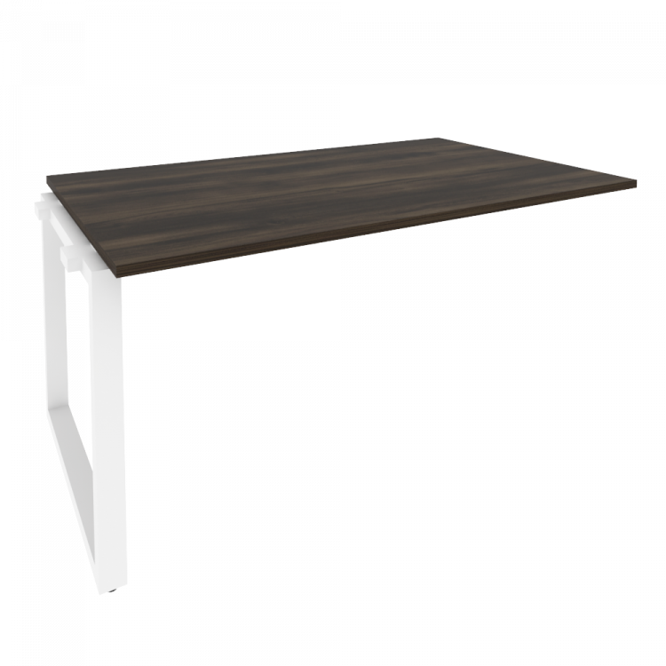 Onix Проходной наборный элемент переговорного стола O.MO-NPRG-4 Дуб Мали/Металл Белый 1580*980*750