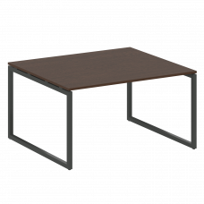 Metal System Quattro Перег. стол (1 столешница) на О-образном м/к 40БО.ПРГ-1.3 Венге Цаво/Металл Ант