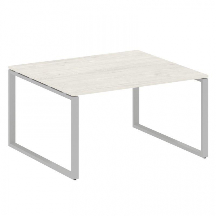 Metal System Переговорный стол (1 столешница) на О-образном м/к БО.ПРГ-1.3 Дуб Наварра/Металл Серый