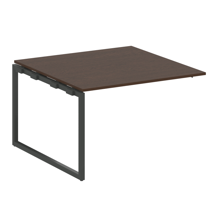 Metal System Quattro Проходной элемент перег. стола на О-образном м/к 40БО.ППРГ-2 Венге Цаво/Металл