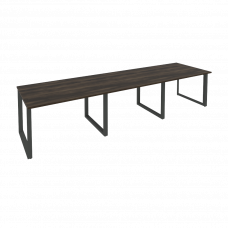 Onix Стол переговорный O.MO-PRG-3.2 Дуб Мали/Металл Антрацит 3540*980*750
