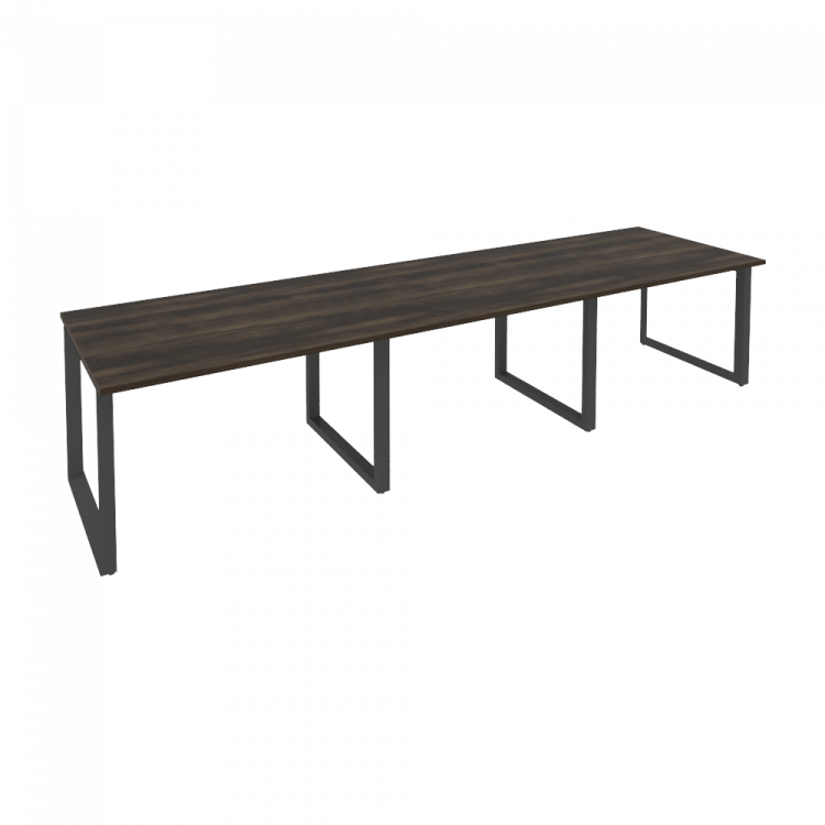 Onix Стол переговорный O.MO-PRG-3.2 Дуб Мали/Металл Антрацит 3540*980*750