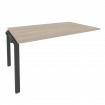Onix Проходной наборный элемент переговорного стола O.MP-NPRG-4 Дуб Аттик/Металл Антрацит 1580*980*7