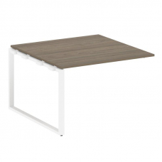 Metal System Проходной элемент перег. стола на О-образном м/к БО.ППРГ-2 Вяз Благородный/Металл Белый