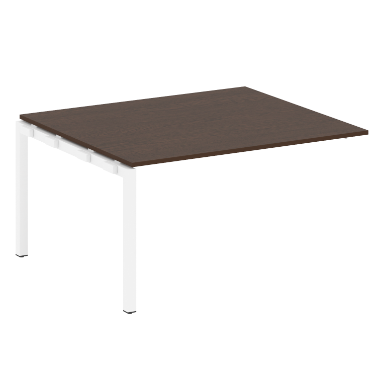 Metal System Quattro Проходной элемент перег. стола на П-образном м/к 50БП.ППРГ-3 Венге Цаво/Металл