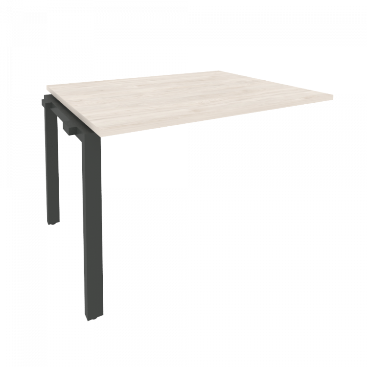 Onix Проходной наборный элемент переговорного стола O.MP-NPRG-2 Денвер Светлый/Металл Антрацит 1180*