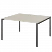 Стол переговорный на металлокаркасе АМП-002.123 Ясень шимо/Антрацит 1200x1236x760 Арго-М