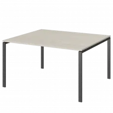 Стол переговорный на металлокаркасе АМП-002.123 Ясень шимо/Антрацит 1200x1236x760 Арго-М