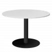 Стол круглый АМ-Д120 Белый/Антрацит 1200x1200x760 Арго-М