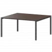 Стол переговорный на металлокаркасе АМП-005.123 Дуб венге/Антрацит 1800x1236x760 Арго-М