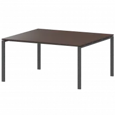 Стол переговорный на металлокаркасе АМП-005.123 Дуб венге/Антрацит 1800x1236x760 Арго-М