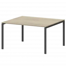 Стол переговорный на металлокаркасе СМСП-П-18.123.Пр25 Кронберг/Антрацит 1800x1236x750 Смарт
