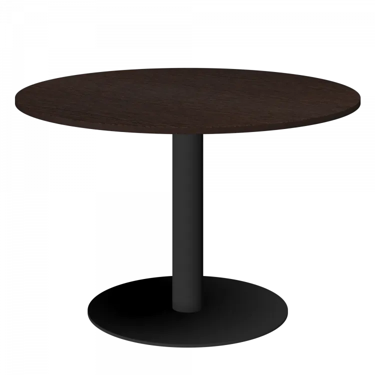 Стол круглый АМ-Д120 Дуб венге/Антрацит 1200x1200x760 Арго-М