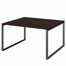 Стол переговорный на металлокаркасе АМП.О-002.123 Дуб венге/Антрацит 1200x1236x760 Арго-М