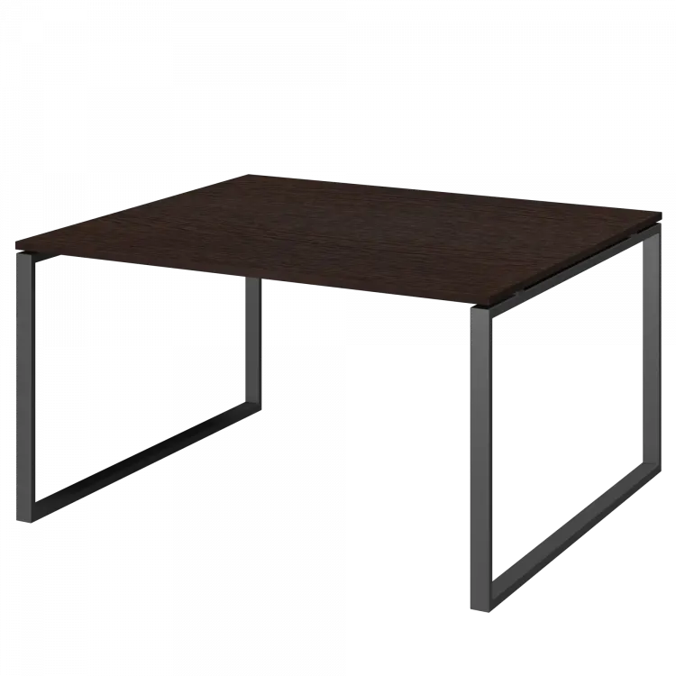 Стол переговорный на металлокаркасе АМП.О-002.123 Дуб венге/Антрацит 1200x1236x760 Арго-М