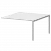 Модуль стола переговорного АМЭ-002.123 Белый/Белый 1200x1236x760 Арго-М